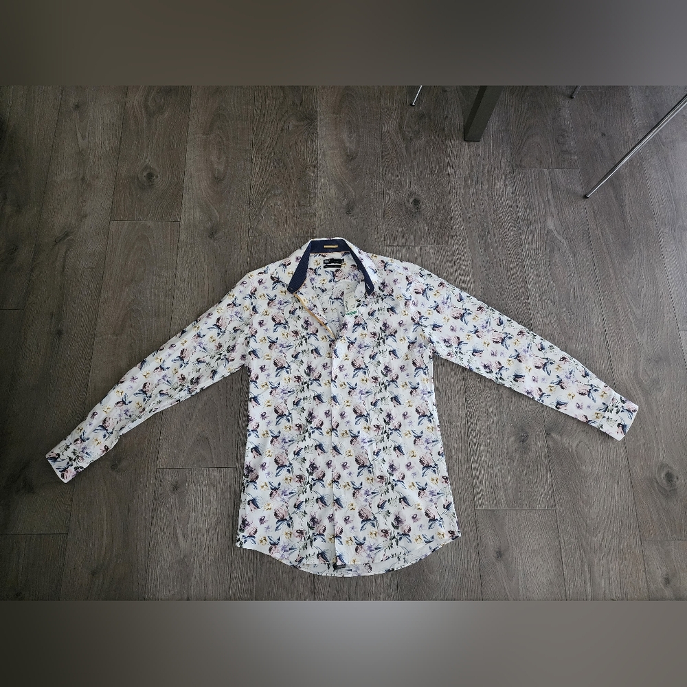 BNWT Men's Le 31 Pattern Shirt